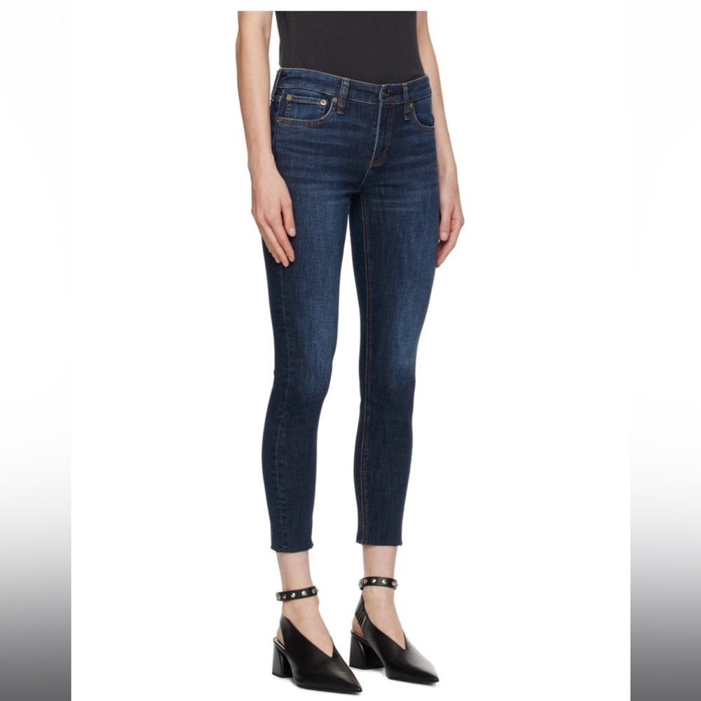 NWOT Rag & Bone Cate Mid Rise Ankle Skinny Women's Blue Jeans Size 29 - Picture 5 of 14